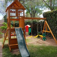 Kidkraft cranbrook cheap wooden swing set